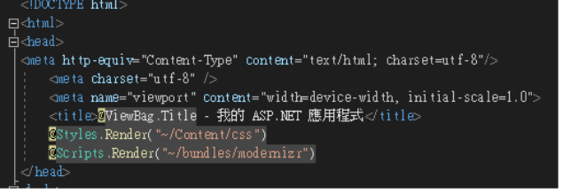 Asp.net MVC微軟範例 Index.cshtml