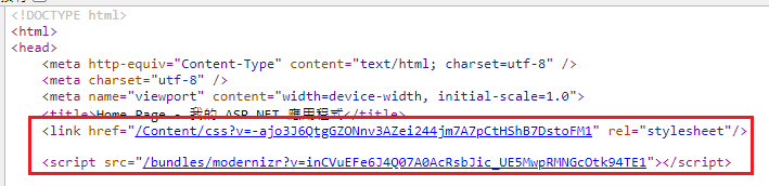 Asp.net MVC微軟範例 產出Bundle結果