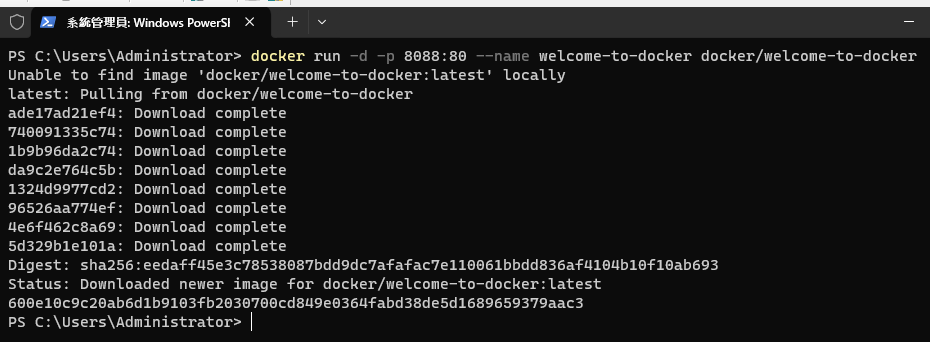 Docker Run