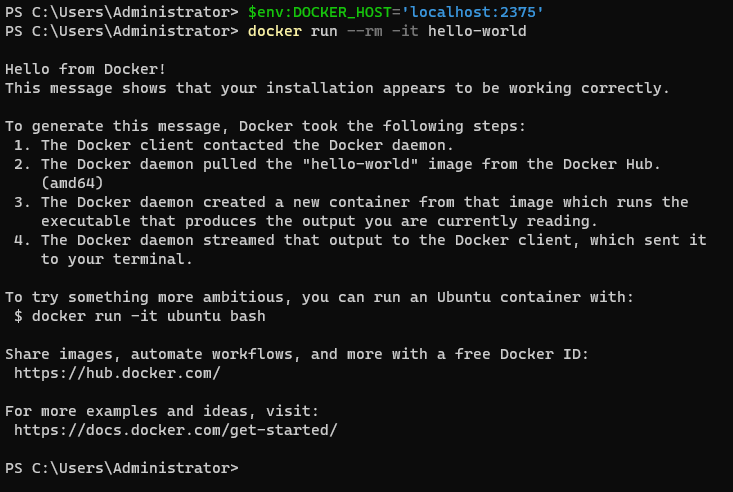 docker-run